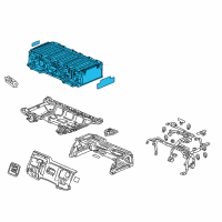OEM 2017 Acura RLX Battery Pack Assembly Diagram - 1D100-R9S-C01