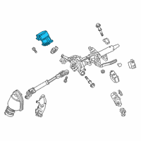 OEM Toyota Corolla Motor Diagram - 89650-12K30