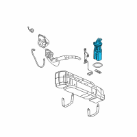 OEM 2005 Cadillac Escalade EXT Module Diagram - 19370396