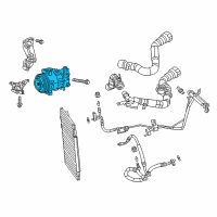 OEM 2015 Dodge Dart COMPRESOR-Air Conditioning Diagram - 68193950AA