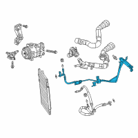 OEM 2016 Dodge Dart Line-A/C Suction And Liquid Diagram - 68081634AF