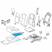 OEM Toyota Corolla Seat Cushion Heater Diagram - 87510-02300