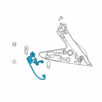 OEM 2022 Nissan Leaf Rear Combination Lamp Socket Assembly Diagram - 26551-5SK0A