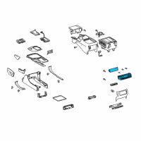 OEM Lexus GX470 Control & Panel Assy, Integration Diagram - 84012-60271