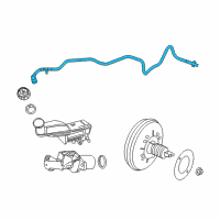 OEM Infiniti Tube-Booster To Tank Diagram - 47401-5DC0D