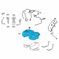 OEM 2013 Chevrolet Captiva Sport Fuel Tank Diagram - 20794835