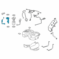 OEM 2013 Chevrolet Captiva Sport Fuel Gauge Sending Unit Diagram - 13504725