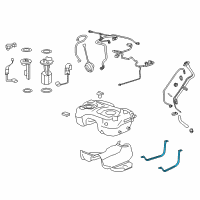 OEM 2014 Chevrolet Captiva Sport Mount Strap Diagram - 22810190