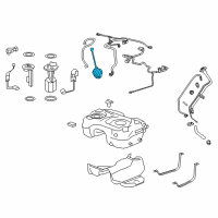 OEM 2012 Chevrolet Captiva Sport Fuel Cap Diagram - 23361879