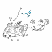 OEM GMC Canyon Wire Harness Diagram - 84124392