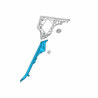 OEM 2020 Lexus ES300h GARNISH, RR Seat Sid Diagram - 62551-06300-C0