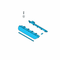 OEM Kia Lamp Assembly-High Mounted Stop Diagram - 927003W100