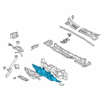 OEM Scion Dash Panel Diagram - 55101-21160