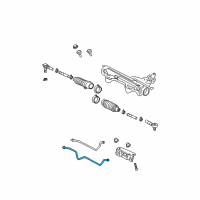 OEM 2002 Ford Explorer Pressure Tube Diagram - 1L2Z-3A717-KA