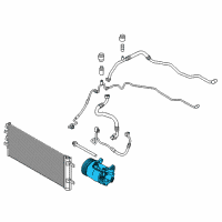 OEM BMW X1 Air Conditioning Compressor With Magnet Diagram - 64-52-6-842-618