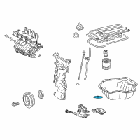 OEM 2010 Scion tC Oil Pump Gasket Diagram - 15193-0H010