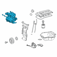 OEM 2012 Lexus HS250h Manifold Assembly, Intake Diagram - 17120-28141