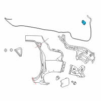 OEM 2011 Nissan Juke Lock Fuel Filler Diagram - 78827-ED00B