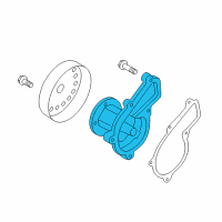 OEM 2022 Kia Seltos Pump Assembly-Coolant Diagram - 251002E020