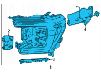 OEM 2021 GMC Yukon Composite Assembly Diagram - 84898701