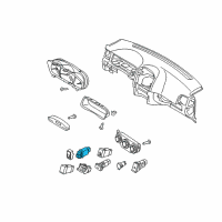 OEM 2007 Kia Spectra5 Switch Assembly-Trunk Lid Diagram - 937502F100NM