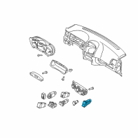 OEM 2009 Kia Spectra Switch Assembly-Hazard Warning Diagram - 937902F500