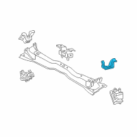 OEM 2007 Mercury Mountaineer Motor Mount Bracket Diagram - 6L2Z-6030-AA