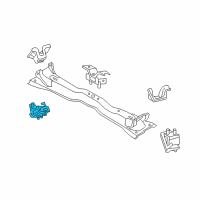 OEM Mercury Mountaineer Front Mount Diagram - 7A2Z-6038-CA