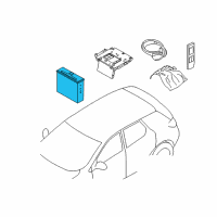 OEM 2018 Infiniti QX60 Control Assembly Diagram - 28346-3ZD0A