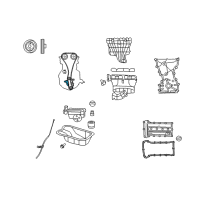 OEM Dodge Guide-Timing Chain Diagram - 2443125000