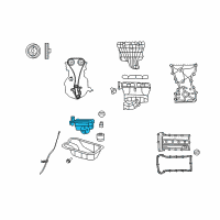 OEM 2010 Jeep Compass Shaft Pkg-Balance With Oil Pump Diagram - 68127986AI