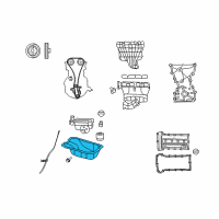 OEM 2007 Dodge Caliber Pan-Oil Diagram - 4884664AE