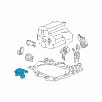 OEM Saturn Aura Front Mount Diagram - 25852870