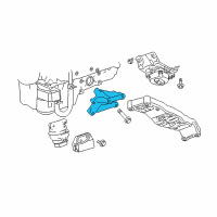 OEM 2006 Dodge Magnum Bracket-Engine Mount Diagram - 4578152AC