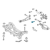 OEM Toyota RAV4 Lower Arm Adjust Bolt Diagram - 48409-42030