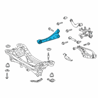 OEM Lexus Arm Assy, Trailing, Rear Diagram - 48780-12140