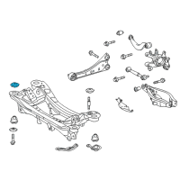 OEM 2011 Lexus CT200h Stopper, Rear Suspension Member, Upper Diagram - 52272-75010