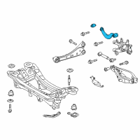 OEM 2017 Lexus CT200h Rear Upper Control Arm Assembly Diagram - 48770-12010