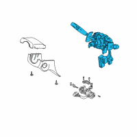 OEM 2004 Kia Rio Switch Assembly-Multifunction Diagram - 93400FD140