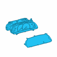 OEM 2006 Toyota Sequoia Cluster Assembly Diagram - 83800-0C411