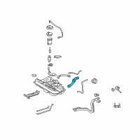 OEM Lexus Hose, Fuel Tank To Filler Pipe Diagram - 77213-33100