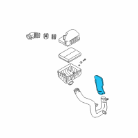 OEM 2006 Hyundai Santa Fe Duct-Air "B" Diagram - 28210-26350