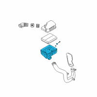 OEM 2005 Hyundai Santa Fe Body-Air Cleaner Diagram - 28112-26351