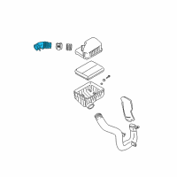 OEM 2005 Hyundai Santa Fe Hose-Air Intake (B) Diagram - 28139-26350