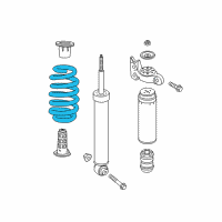 OEM 2021 Chevrolet Traverse Coil Spring Diagram - 23104462