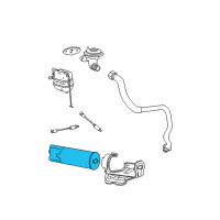 OEM Ford F-250 Super Duty Vapor Canister Diagram - 6C3Z-9D653-D