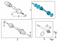 OEM 2019 Lincoln Nautilus Boot Kit Diagram - F2GZ-3A331-F