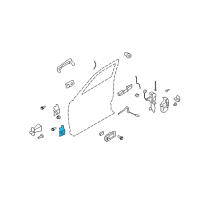 OEM 2015 Lincoln MKX Lower Hinge Diagram - 7T4Z-7822811-A