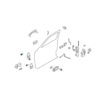 OEM 2016 Ford Flex Upper Hinge Bolt Diagram - -W712103-S439