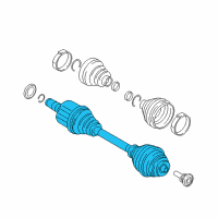 OEM 2021 BMW X1 Right Cv Axle Shaft Diagram - 31-60-8-740-280